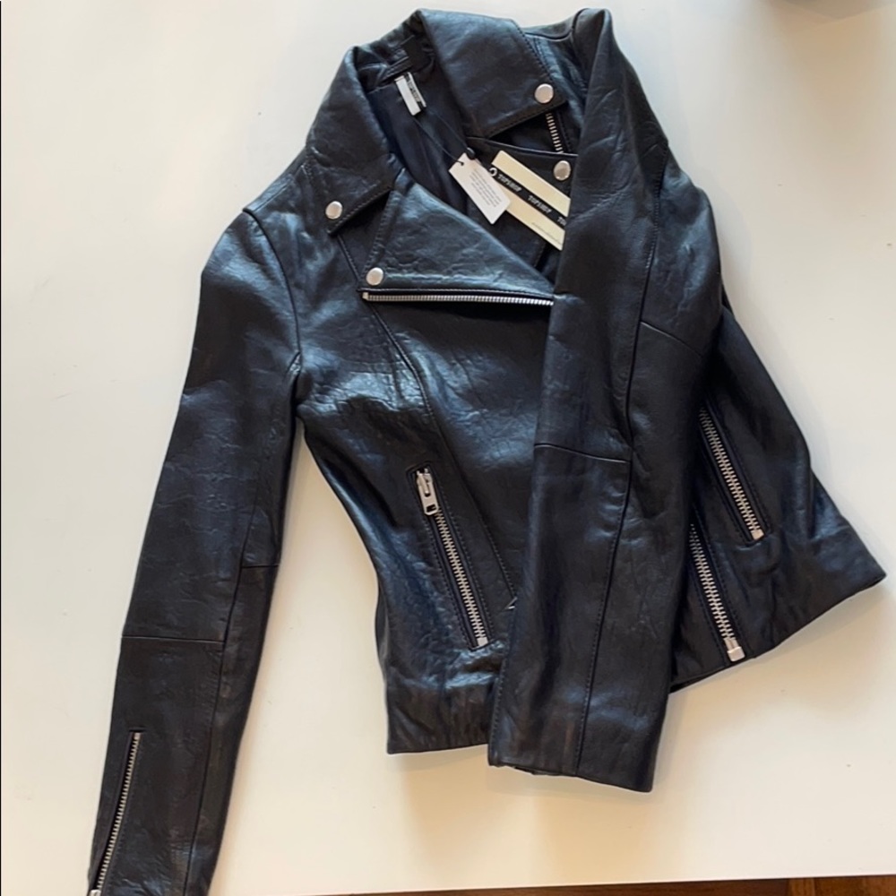 Top shop leather jacket